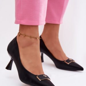 Czółenka Model Fessira 55-A33 Black - Step in style