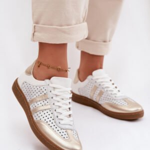 Buty Sportowe Model Zazoo N1318 Silver/Gold - Step in style