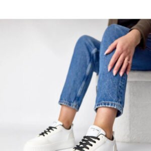 Buty Sportowe Model Solange 5681 White/Black - Solea