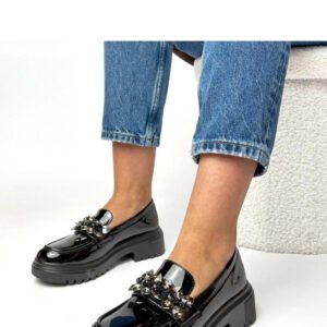 Mokasyny Model Océane 9097 Black - Solea