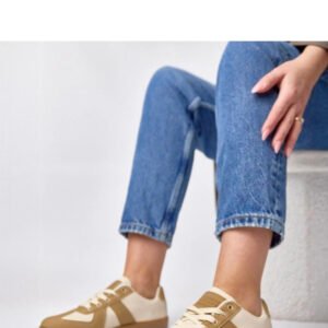 Buty Sportowe Model Valentine 881215-2 Brown_Beige - Solea