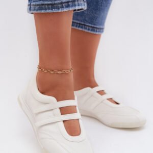 Baleriny Model Farvessa DKB9927 White - Step in style