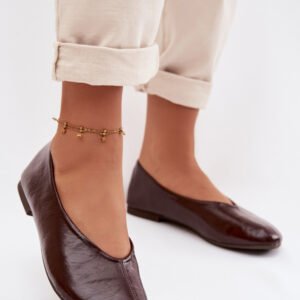 Baleriny Model Selanora 9787 Czekolada - Step in style