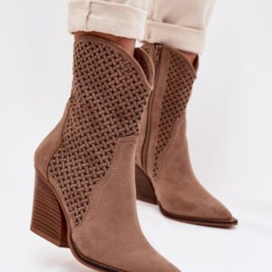 Botki Model Rivorina D-009 Beige - Step in style