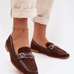 Loafersy Model Palerina 9736 Brown - Step in style