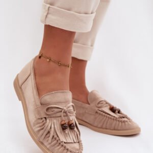 Mokasyny Model Teressa 9772 Beige - Step in style