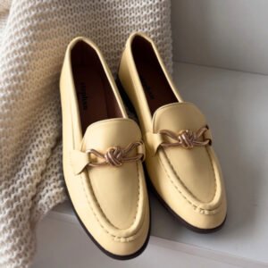Loafersy Model Rosynne QQ-280 Yellow - Step in style