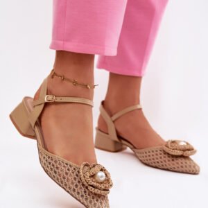 Sandały Model Vionessa NN649 Dark Beige - Step in style