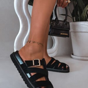 Sandał Klapki Model Roselisse MAN0383 Black - Step in style