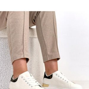 Buty Sportowe Model Peyton MK668 White/Gold - Solea