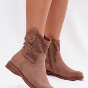 Botki Model S.Barski HY61-8025 Brown - Step in style