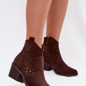 Botki Model S.Barski HY61-8012 Czekolada - Step in style