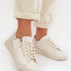 Półbuty Model Dorothea 26PB18-138 Beige - Step in style