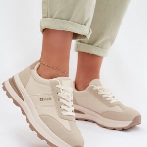 Buty Sportowe Model Big Star TT274876 HI-POLY SYSTEM Beige - Step in style
