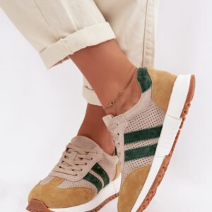 Buty Sportowe Model Marceline 26SP17-03 Beige/Yellow - Step in style