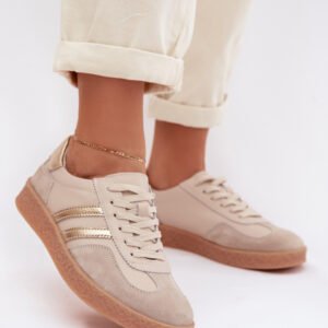 Buty Sportowe Model S.Barski LR61-7059 Beige - Step in style