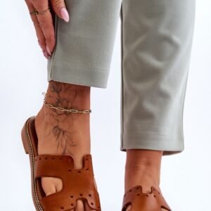 Sandał Klapki Model Emily 40326 Brown - Step in style