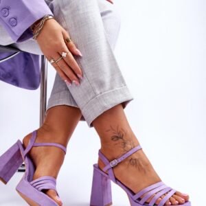 Sandały Model Verda ZY222 Violet - Step in style