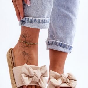 Sandał Klapki Model Fency C-133 Beige - Step in style