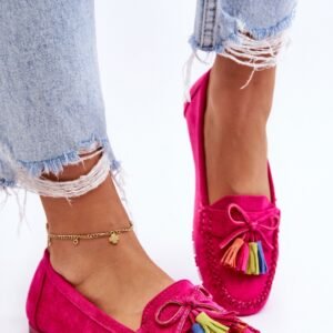 Mokasyny Model Dorine GS37 Fuksja - Step in style