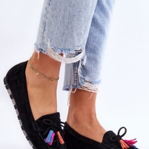 Mokasyny Model Dorine GS37 Black - Step in style