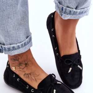 Mokasyny Model Si Passione FT246 Black - Step in style