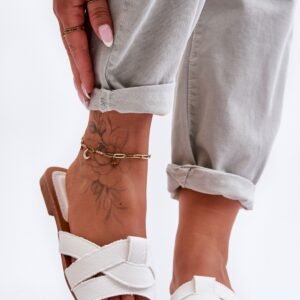 Sandał Klapki Model Aversa W-112 White - Step in style