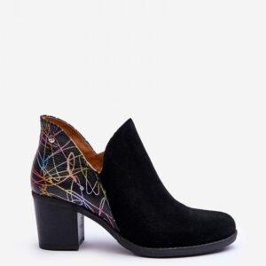 Botki Model Maciejka 04492-99 Black Skóra - Step in style