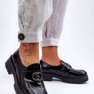 Półbuty Model Rosefalls 20153 Black Skóra - Step in style